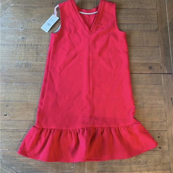 Vineyard vines red drop waist party dress - Picture 4 of 5